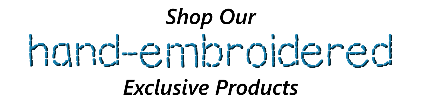 hand-embroidered